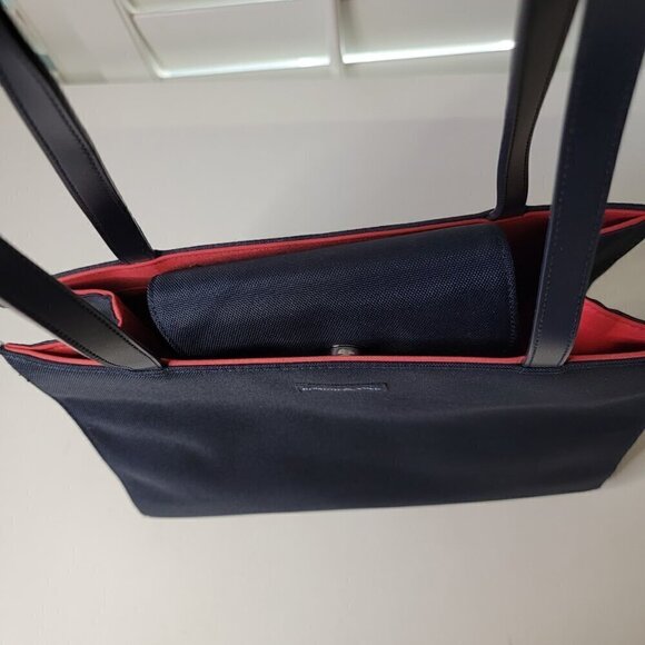 Preston & York Cloth Shoulder Bag - Blue & Red - Picture 11 of 15